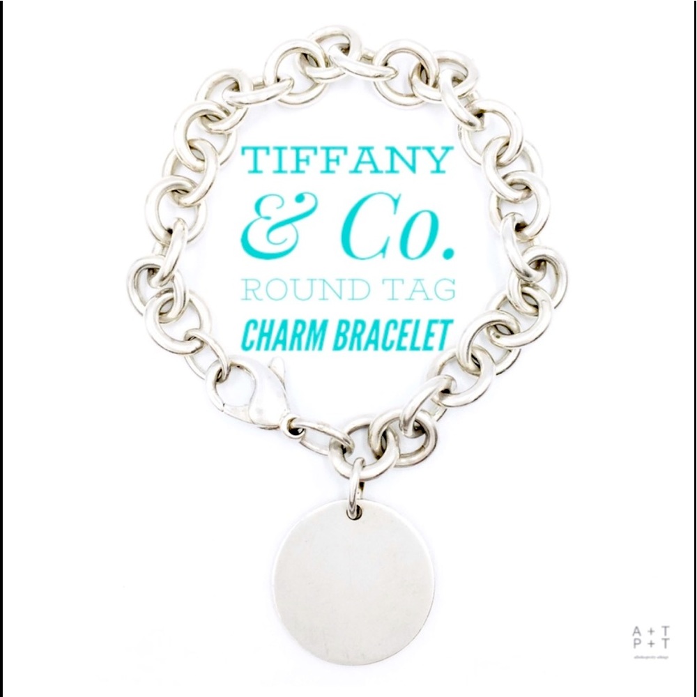 Tiffany & Co. Round Tag Charm Bracelet
